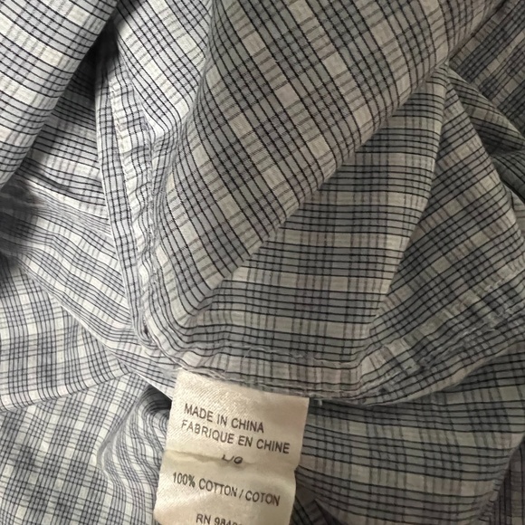 Designer Men's Dress Shirt from Theory Sylvain Checked button down - Picture 10 of 10